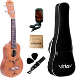 VIVICTORY Soprano Ukulele / 21 Inch / Mahogany / Aquila String / Beginner Kit 【Antler】