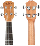 VIVICTORY Splash Painting Concert Ukulele 23 Inch, Spruce Mahogany Body with Beginner kit : Gig Bag,Tuner,Straps,Picks and Nylon String Concert Ukulele 23"【Bubble】