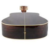 KC-JOHNNY Acoustic Guitar / 41” / Dreadnought Solid Spruce Top Green Pearl Sound Pot Africa Mahogany Neck D’Addario Strings【Dreadnought Emerald】KC-DR-41010