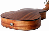 UBETA US-K-062 Acacia Koa Soprano Ukulele with Italy Aquila strings (6 in 1) Kit: Gig bag, clip-on tuner, Aquila strings,picks and straps