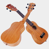 UBETA US-031 Soprano Ukulele 21 Inch Beginner Travel Mahogany Ukulele Bundle with Gig bag, clip-on tuner, picks,strings chord card and strap