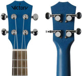 VIVICTORY Concert Ukulele / 21 Inch / Mahogany / Aquila String / Beginner Kit -【 Blue 】