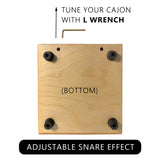 UBETA Jam Cajon Box drum with Internal Snares【CLASSIC BRICH】COMPACT SIZE