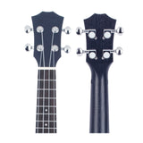 VIVICTORY Concert Ukulele / 23 Inch / Mahogany / Aquila String / Beginner Kit 【 Black 】
