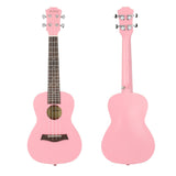 VIVICTORY Concert Ukulele / 23 Inch / Mahogany / Aquila String / Beginner Kit 【 Pink 】