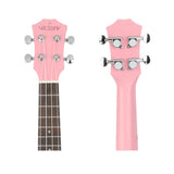 VIVICTORY Concert Ukulele / 23 Inch / Mahogany / Aquila String / Beginner Kit 【 Pink 】