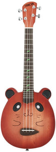 UBETA Electric Tenor 26 inch Ukulele Mahogany Body with Gig bag, tuner,picks, Aquila nylon strings, chord card, red electric line and strap