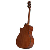 KC-JOHNNY Acoustic Guitar / 41” / GA Cutaway All Solid Spruce Mahogany Green Pearl, EXP-16 Strings【Fluvial-W】KC-GAM-4150C