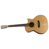 KC-JOHNNY Acoustic Guitar / 41” / GA Cutaway All Solid Spruce Mahogany Green Pearl, EXP-16 Strings【Fluvial-W】KC-GAM-4150C