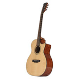 KC-JOHNNY Acoustic Guitar / 41” / GA Cutaway All Solid Spruce Mahogany Green Pearl, EXP-16 Strings【Fluvial-W】KC-GAM-4150C