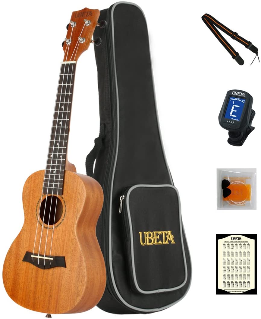 UBETA Soprano US-041 21 Inches Mahogany Ukulele With