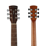 KC-JOHNNY Acoustic Guitar / 41” / Cutaway Solid Spruce Mahogany Green Pearl, EXP-16 Strings【Fluvial】KC-FM-4050C