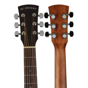 KC-JOHNNY Acoustic Guitar / GS Full Body Spruce Top Black ABS Binding Mahogany Neck【White Blonde】KC-GSM-350