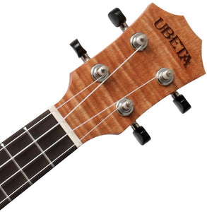 UBETA Concert Ukulele Exotic Mahogany UC-FM-063 23 inch with Ukulele Set Strap Nylon String Tuner