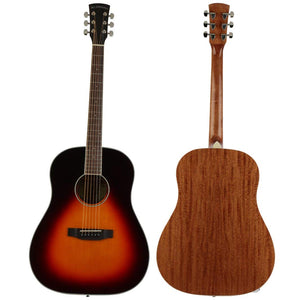 KC-JOHNNY Acoustic Guitar / 41'' / Full Body Martin Shape Mahogany 【 ROCK STAR 】 KC-NDM-440BS