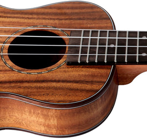 UBETA UC-K-062 Acacia Koa Concert Ukulele with Italy Aquila strings (6 in 1) Kit: Gig bag, clip-on tuner, Aquila strings,picks and straps