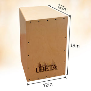 UBETA Jam Cajon Box drum with Internal Snares【CLASSIC BRICH】COMPACT SIZE