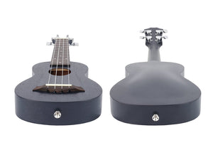 VIVICTORY Concert Ukulele / 23 Inch / Mahogany / Aquila String / Beginner Kit 【 Black 】