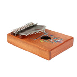 VI VICTORY 17 Key Kalimba Thumb Piano, Mahogany Solid Wood, Color-painted【 Dreamcatcher 】*No Carved Key Notes*