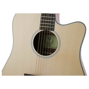 KC-JOHNNY Acoustic Guitar / 41” / Cutaway Dreadnought Spruce Top Black ABS Binding Mahogany Neck【Classic Cut】KC-DM-450C