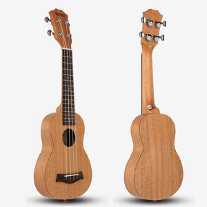 VIVICTORY Concert Ukulele / 23 Inch / Mahogany / Aquila String / Beginner Kit    【 Natural Color 】