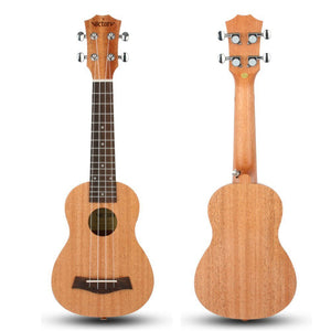 VIVICTORY Concert Ukulele / 23 Inch / Mahogany / Aquila String / Beginner Kit    【 Natural Color 】